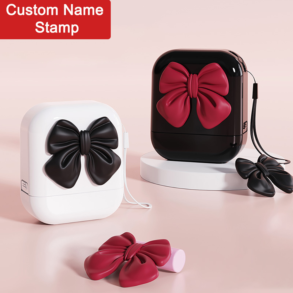 Self Inking Stamp - パーソナライズカスタム子供用名前スタンプ可愛いサインテキストシール防水インク幼稚園服ラベルカスタム名前スタンプ