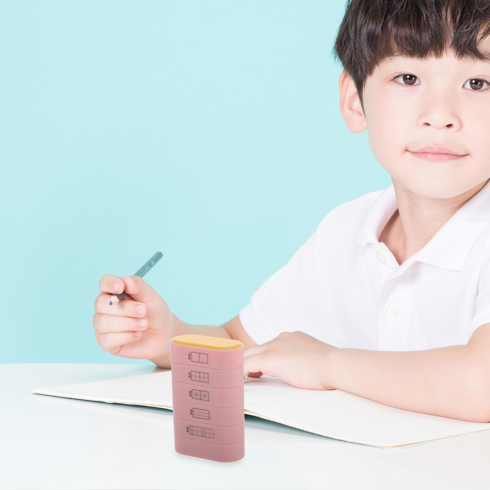 Self Inking Stamp - 多機能教師用スタンプ。授業での宿題の採点、修正、ピンイン表記、自己インク式、モチベーション向上に役立つ。