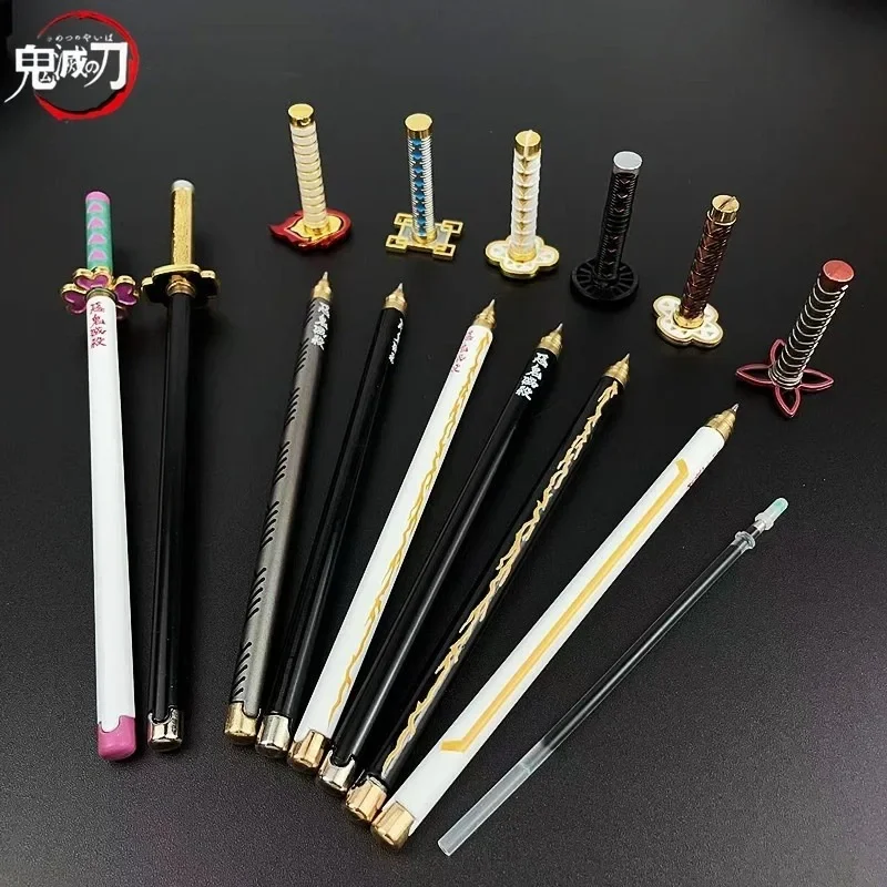 Office Supply Office Stationery Items - 20 センチメートル署名ペン三緒忍夫炭治郎合金リアルサイズボールペンアニメキャラクターアクセサリー事務用品ギフト