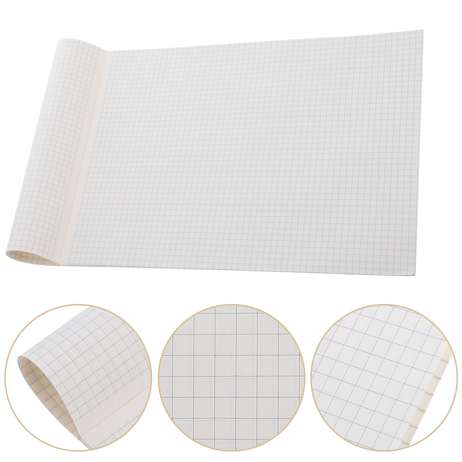 Graph Paper Pad - 40枚入り、厚手の格子罫線入りノート、A4サイズ。数学、工学、製図、グラフ作成に最適。新学期用品、グラフ用紙。