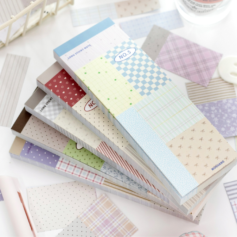 Graph Paper Pad - ジャーナルGO 50ページ ポルカドット＆グリッド柄メモパッド 素材紙 ジャーナリング、スクラップブッキング、プランナー、DIYクラフト用
