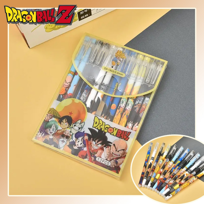 Office Supply Office Stationery Items - 12本セット ドラゴンボール ゲルペン アニメ 0.6mm 液体ボールペン