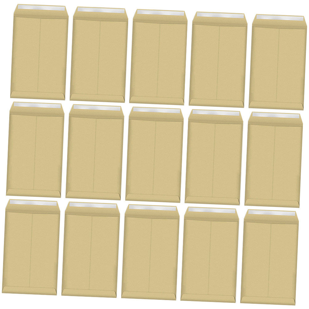 Letter Envelope Kraft - 25 個プレミアム厚手のクラフト紙封筒強力な粘着性の開封防止封筒ファイル郵便学生オフィス用 C4