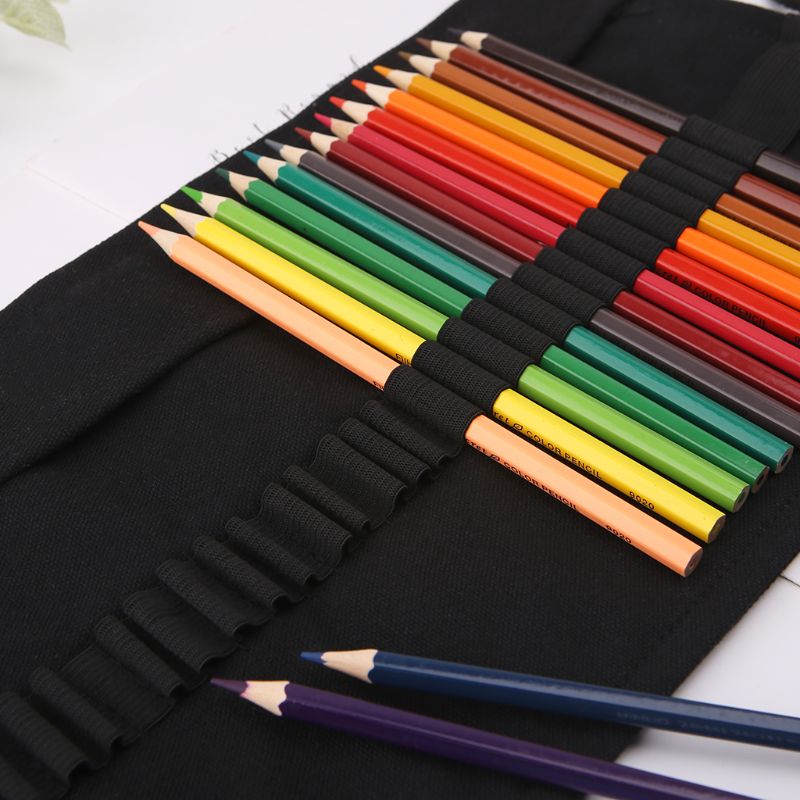 ケースローラー用ブラックスクールペンシル、キャンバスロールア - Pen Pouch Roll のレビューと価格