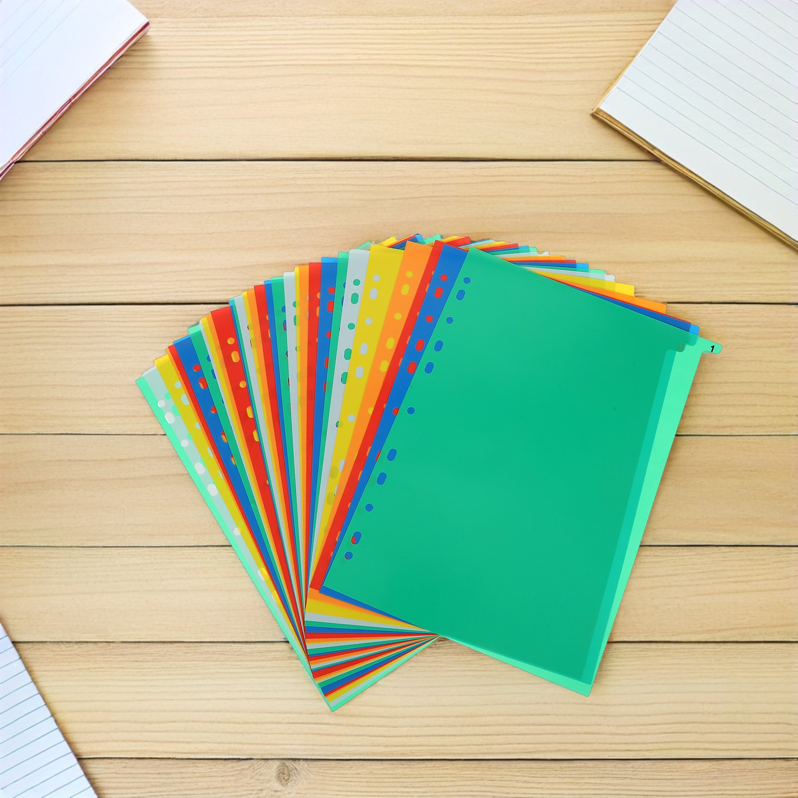 62個入り バインダーノート用 プラスチック製 インデックス - Index Tab Divider のレビューと価格