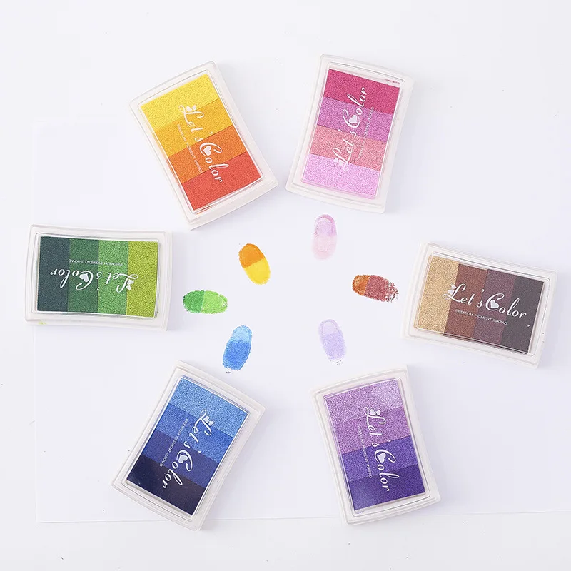 Inkpad用インクパッド4色,1ピース,カラー,インクパッ - Self Inking Stamp のレビューと価格