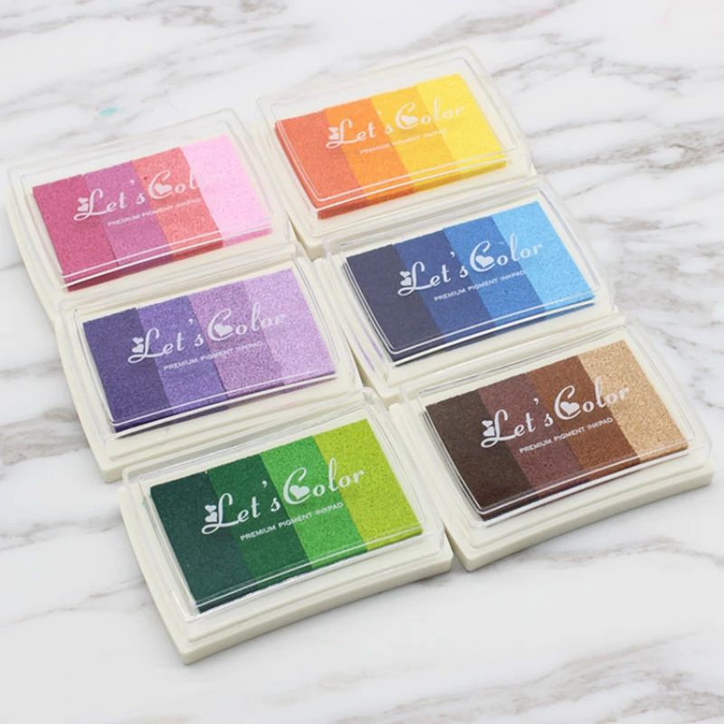 Inkpad用インクパッド4色,1ピース,カラー,インクパッ - Self Inking Stamp のレビューと価格