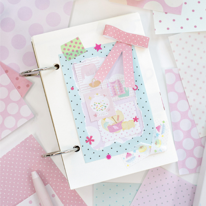 ジャーナルGO 200ページ ドット＆シュガー素材集。かわい - Graph Paper Pad のレビューと価格
