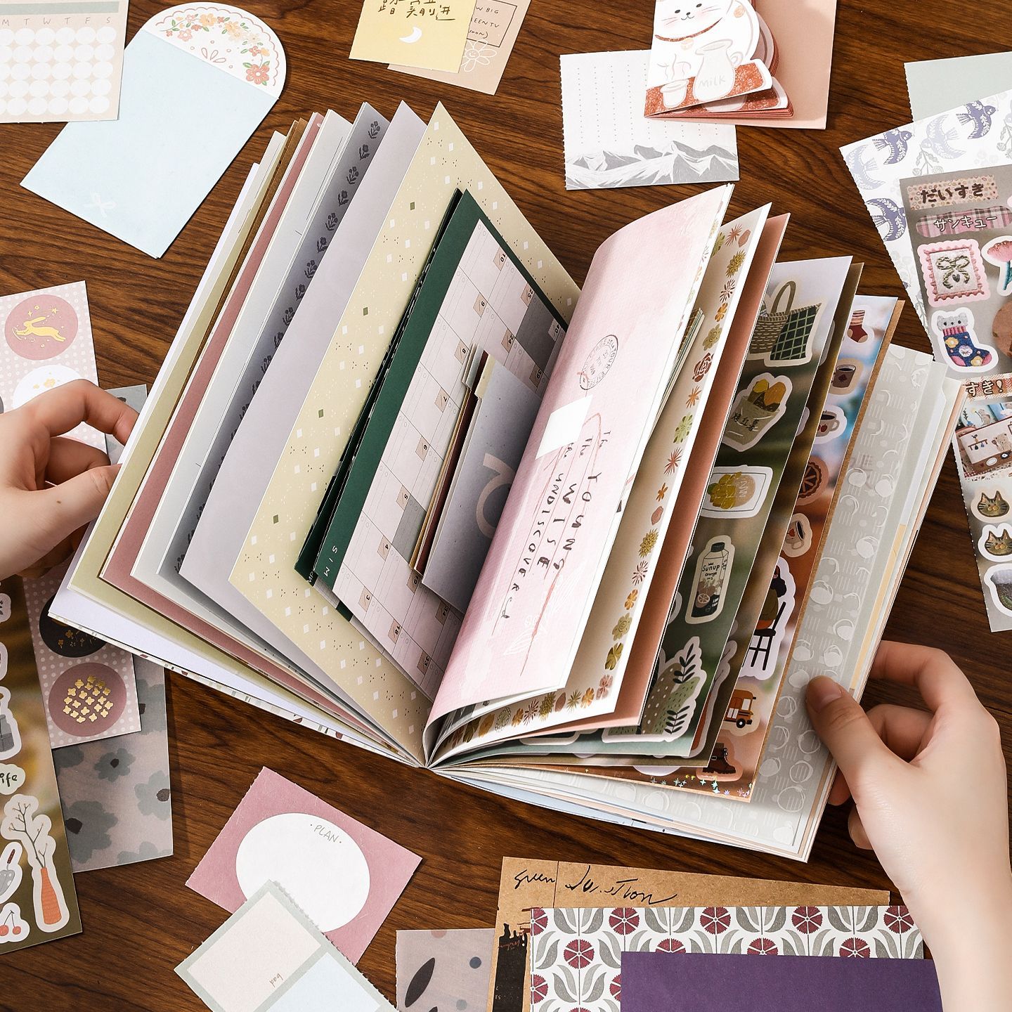 Chaoyu 韓国風インスタイルジャーナル素材ブック、高価値 - Graph Paper Pad のレビューと価格