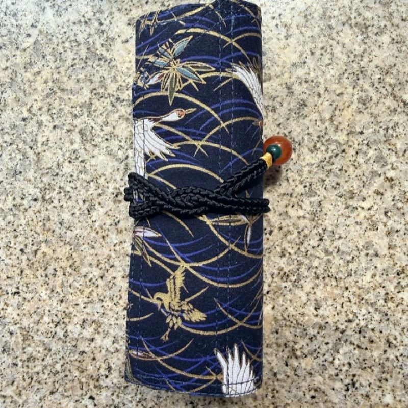 5穴・7穴ペンロール；手作りの布製ポータブルペン収納ペンポー - Pen Pouch Roll のレビューと価格