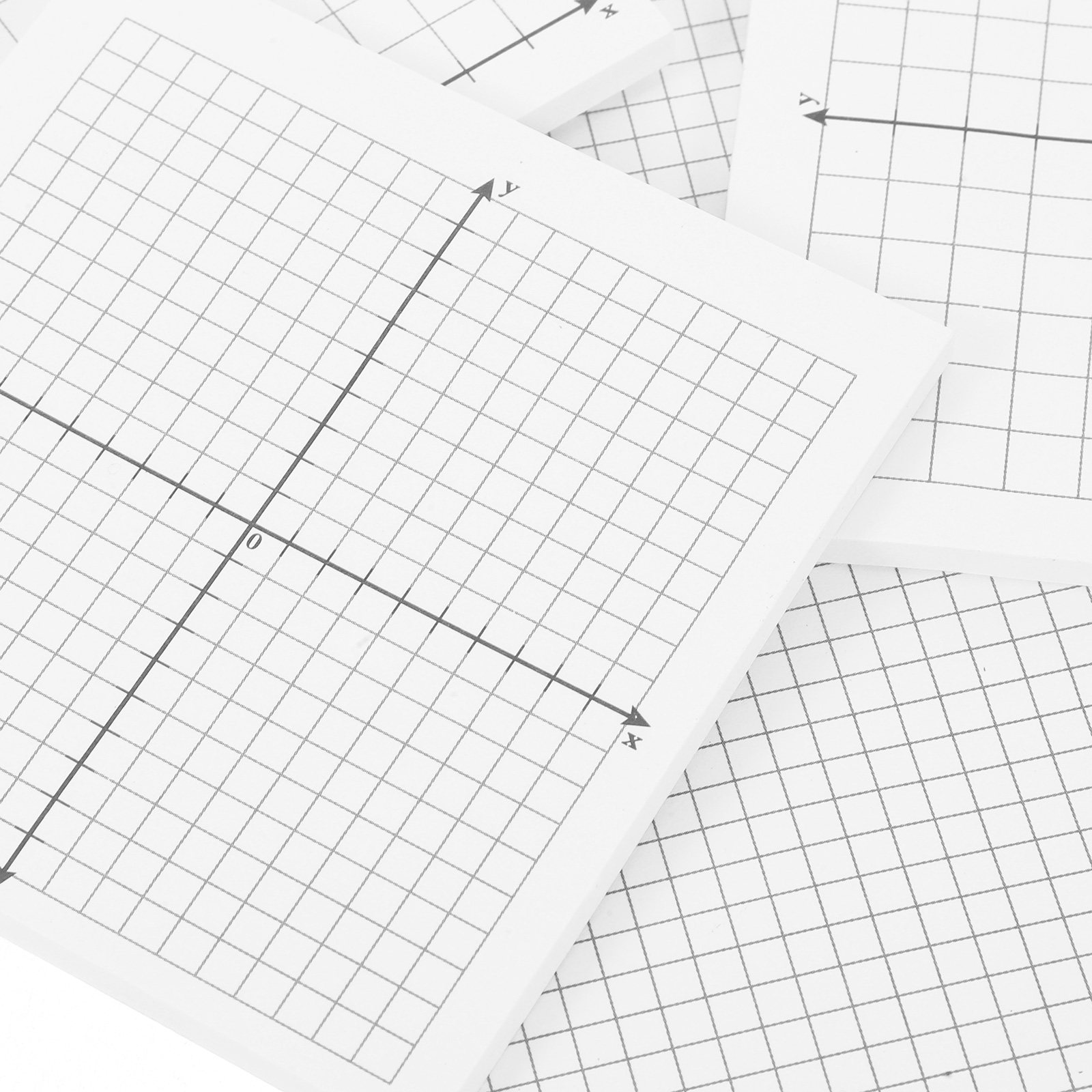 6枚入り、罫線入りで使いやすい、剥がしやすい粘着メモパッド。 - Graph Paper Pad のレビューと価格