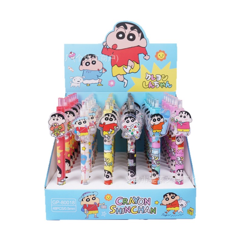 48 ピース/箱クレヨンしんちゃんポイントペン漫画インクゲル - Supply Of Office Stationery のレビューと価格