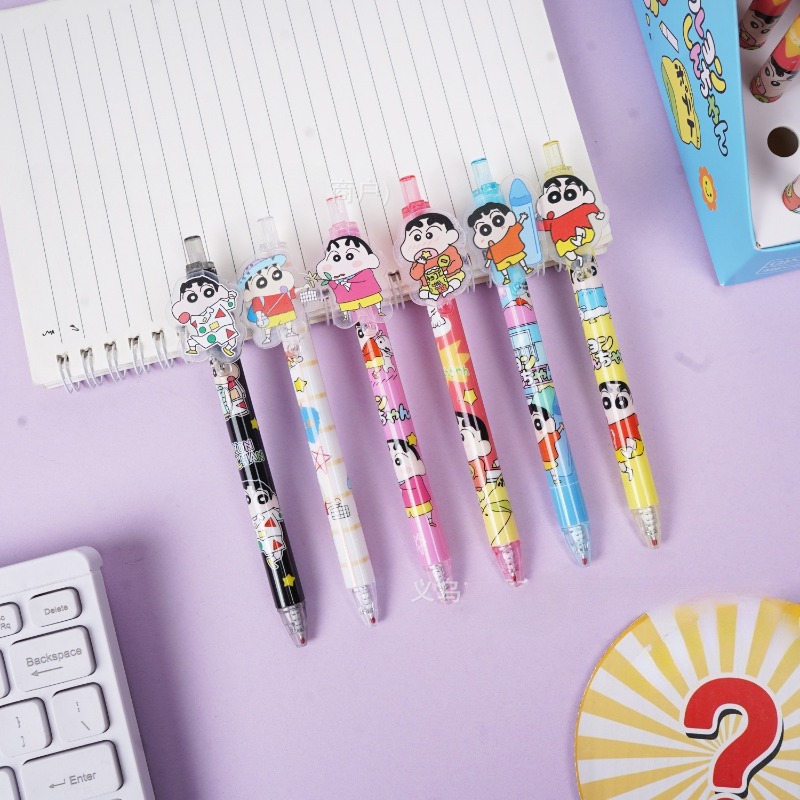 48 ピース/箱クレヨンしんちゃんポイントペン漫画インクゲル - Supply Of Office Stationery のレビューと価格