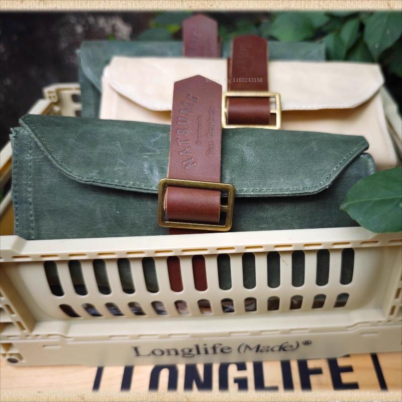 10x25cm ウェットワックス防水キャンバスペンカーテン手 - Pen Pouch Roll のレビューと価格