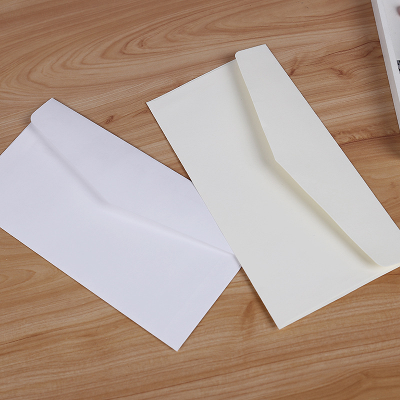10 個の古典的な紙封筒白黒クラフト白紙窓封筒結婚式招待状封 - Letter Envelope Kraft のレビューと価格