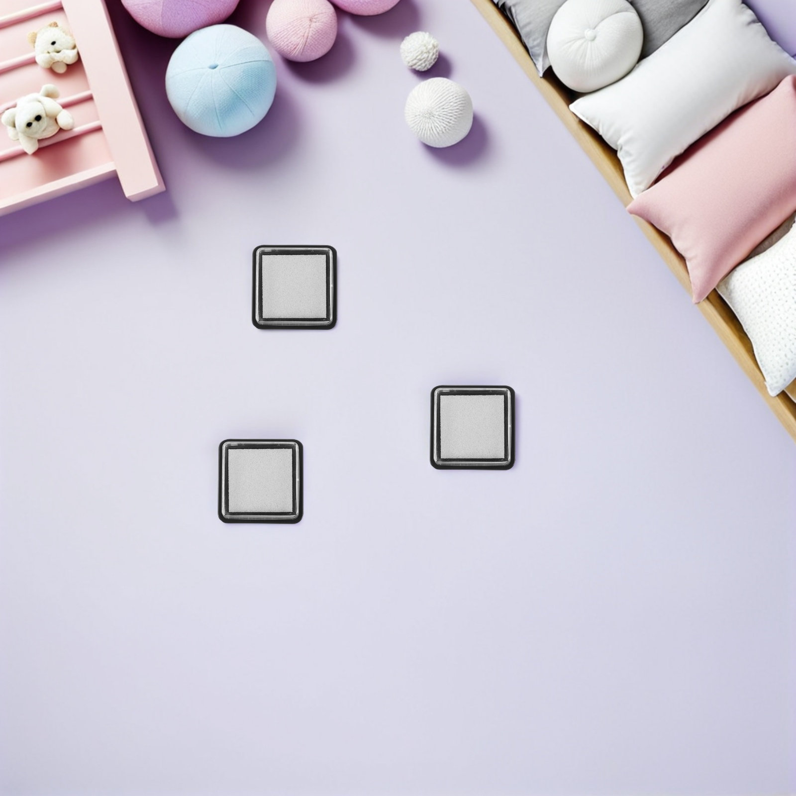 18個入り無地インクスタンプパッド、スポンジクラフトインクパ - Self Inking Stamp のレビューと価格