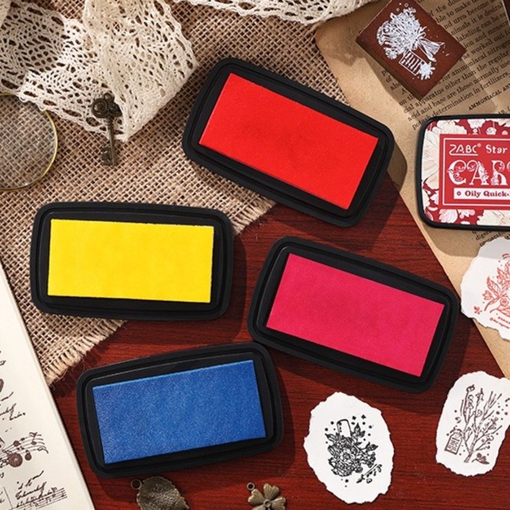 カラフルな多色インクパッドプランナースタンプアートスクラップ - Self Inking Stamp のレビューと価格
