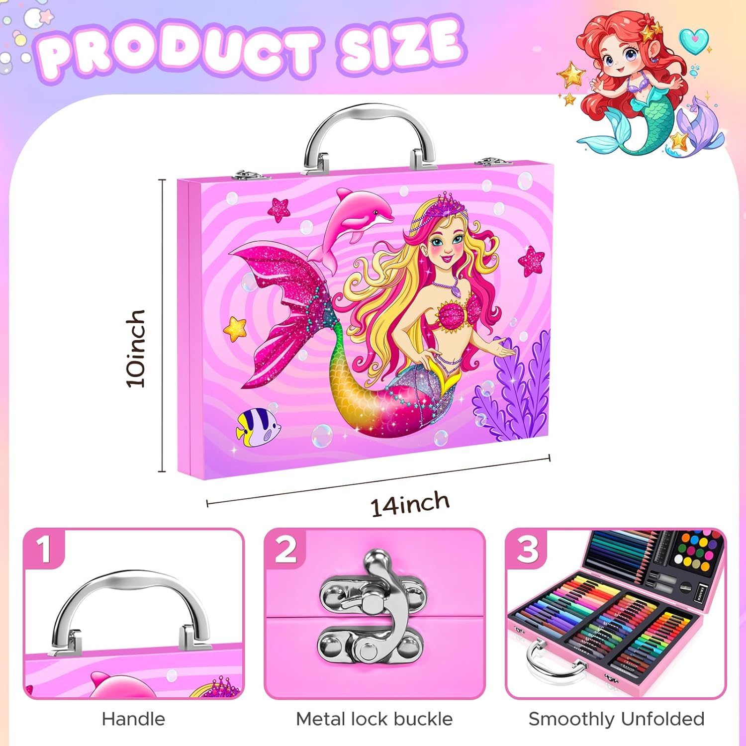110個入りアート＆クラフト用品セット、塗り絵ペンセット、マ - Highlighter Set Pastel のレビューと価格