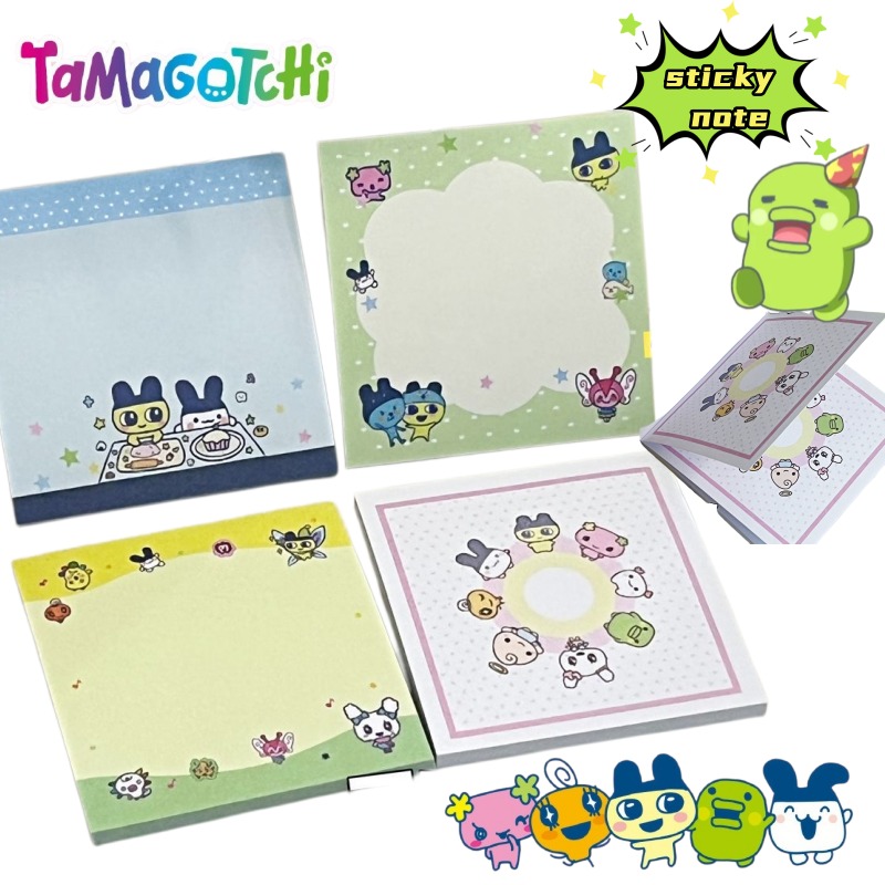 4 個たまごっちマメッチ漫画かわいいパターンメモパッドかわい - Memo Pad Sticky のレビューと価格