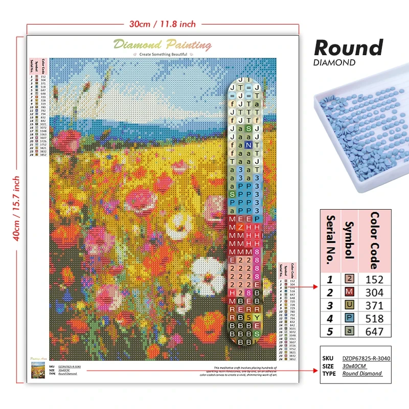 DIY 5Dダイヤモンドペイント、ケーキと文房具が置ける居心 - Ideal Stationery & Office Supply のレビューと価格