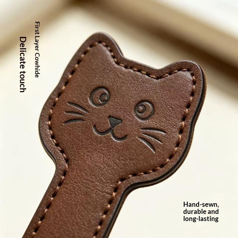 かわいい手作りPUレザー製マグネットブックマーク 犬の足跡  - Bookmark Magnetic Clip のレビューと価格