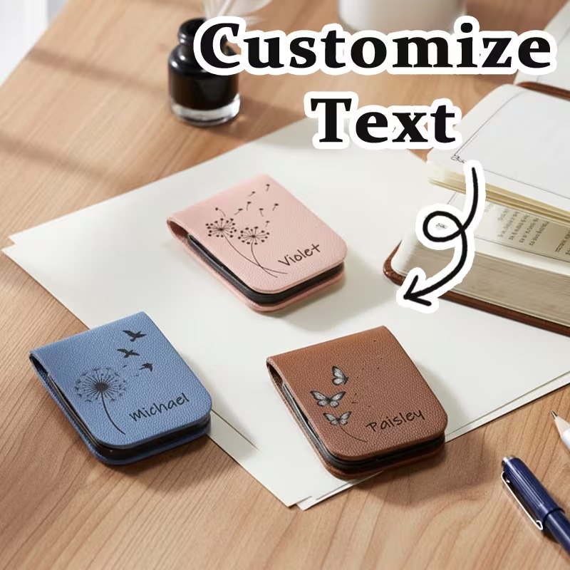 タンポポのデザインとカスタム名が入ったパーソナライズされたフ - Bookmark Magnetic Clip のレビューと価格