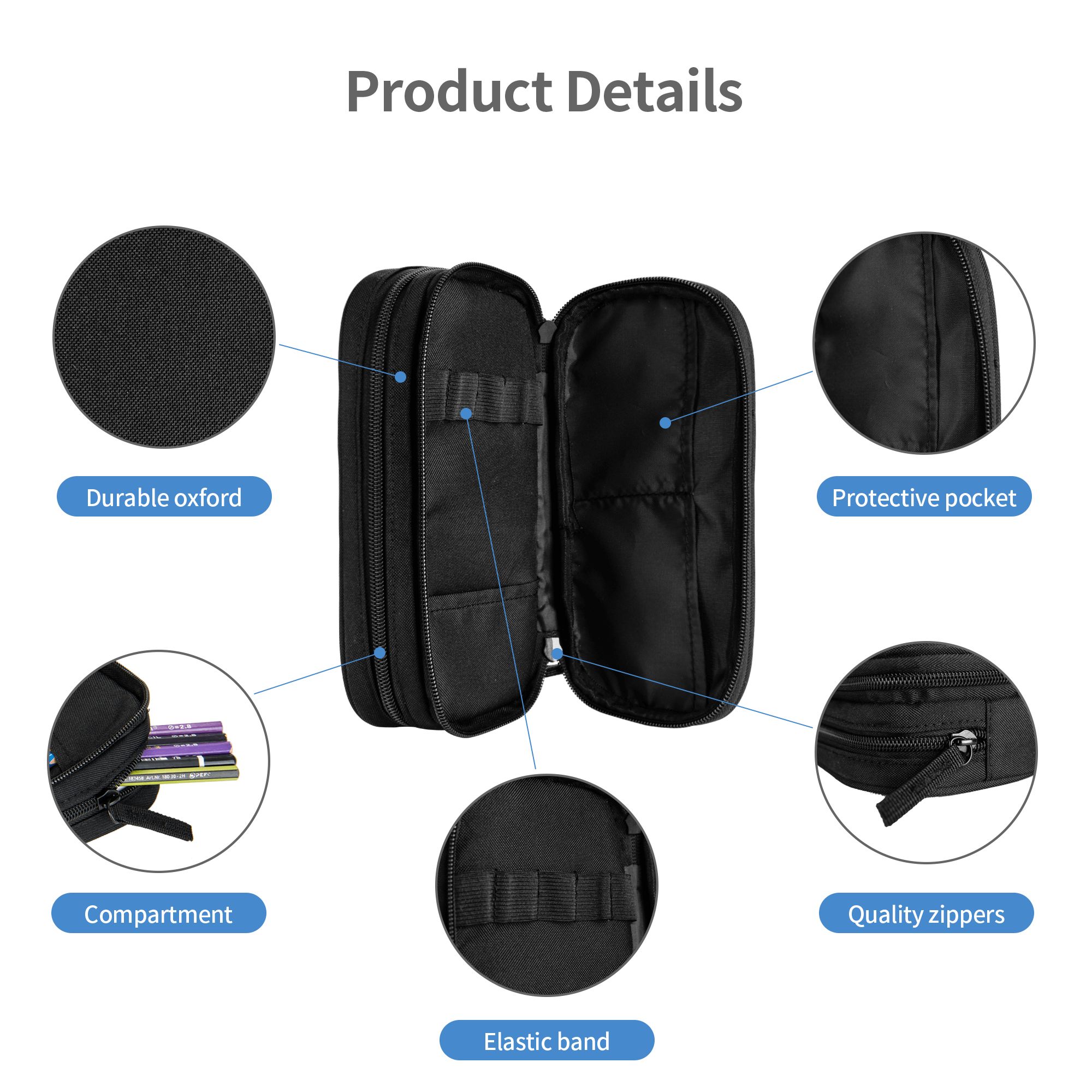 クラシックなスコットランドの紋章「ランパントライオン」ペンケ - Lion Stationery & Office Supply(Kunshan)Co.Ltd のレビューと価格