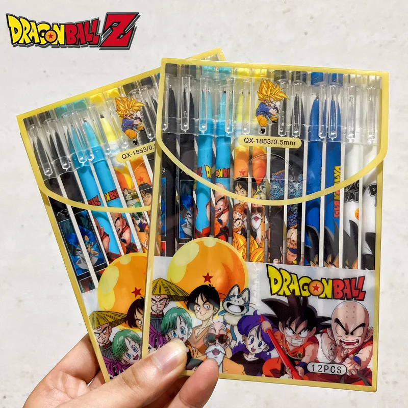 12本セット ドラゴンボール ゲルペン アニメ 0.6mm  - Office Supply Office Stationery Items のレビューと価格