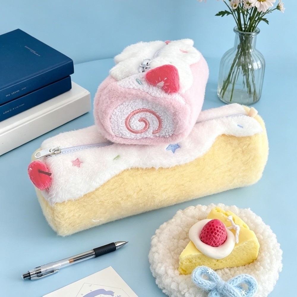 耐久性のあるペンケース スイスロール型 星柄刺繍 ペンシルポ - Pen Pouch Roll のレビューと価格