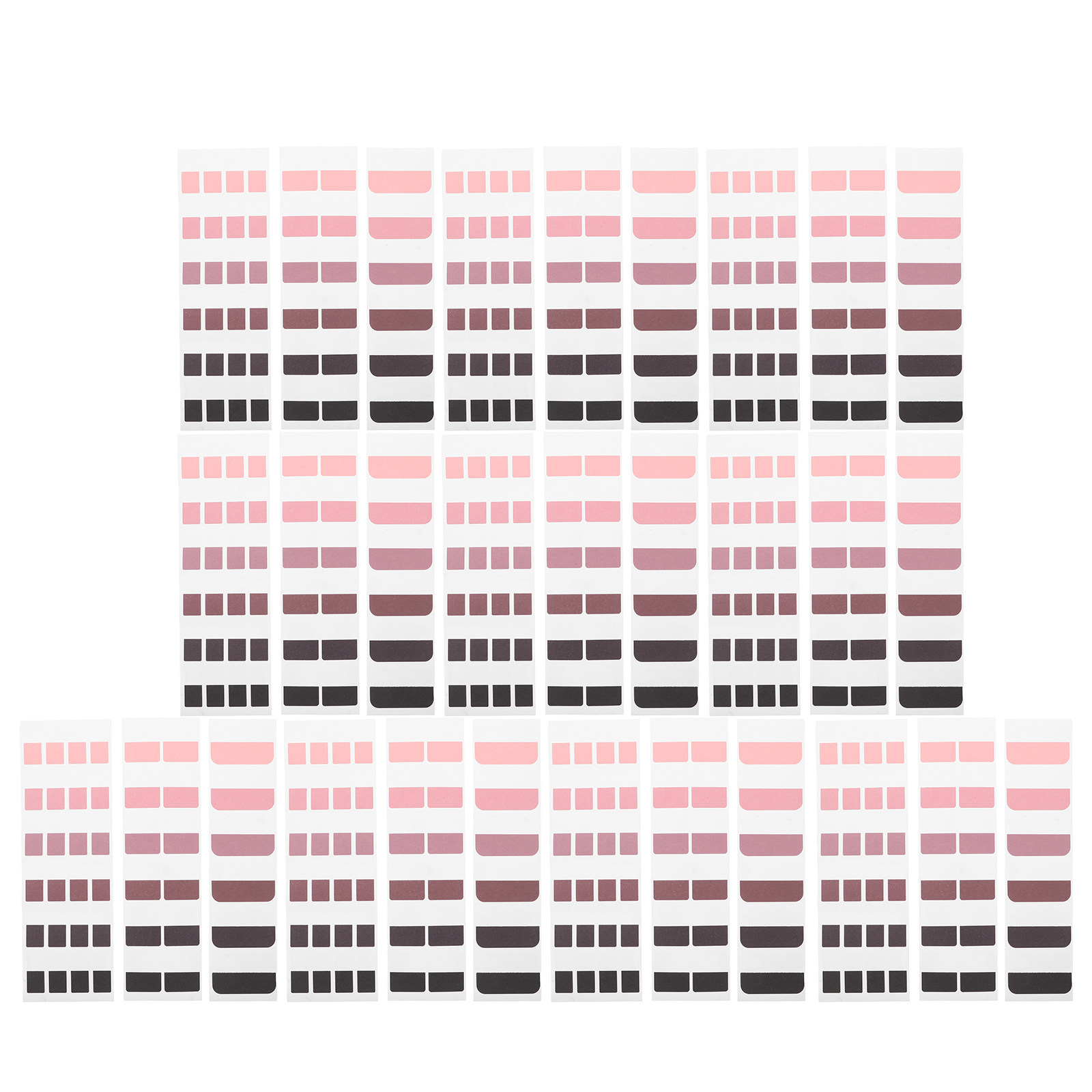 3個入り グラデーションカラーのインデックスタブ、粘着式ペー - Index Tab Divider のレビューと価格