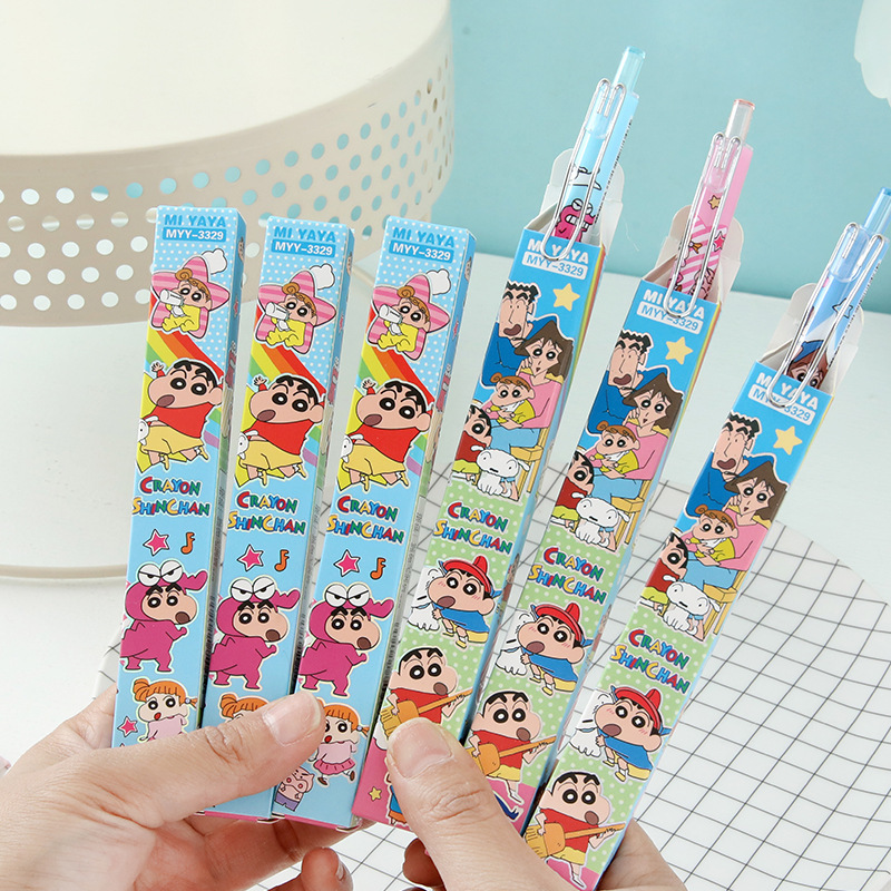 6 個漫画クレヨンしんちゃんゲルペン絶妙なブラインドボックス - Supply Of Office Stationery のレビューと価格