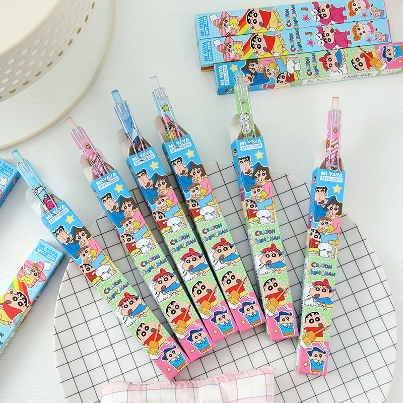 6 個漫画クレヨンしんちゃんゲルペン絶妙なブラインドボックス - Supply Of Office Stationery のレビューと価格