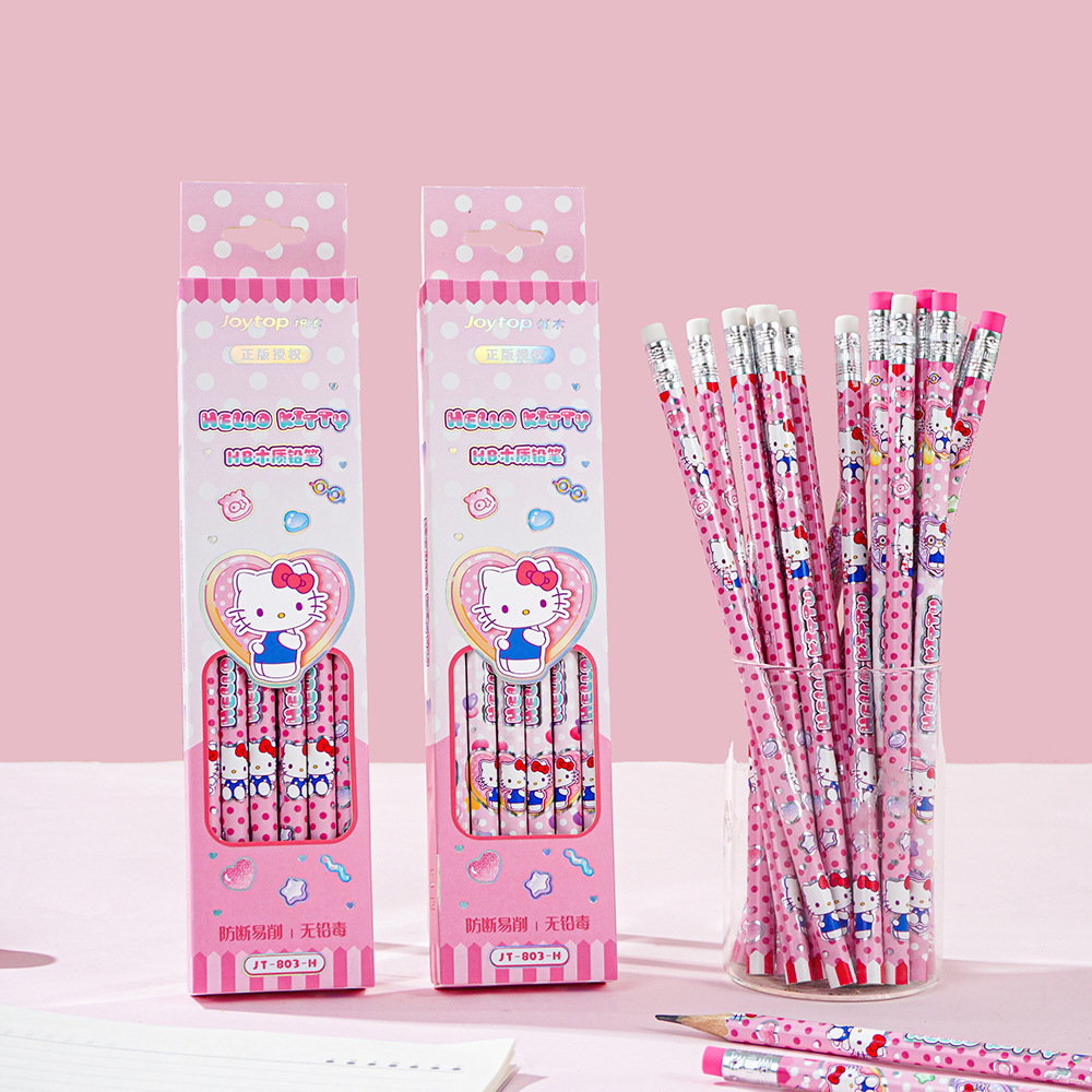 本物のサンリオ クロミ ハローキティ HB 木製鉛筆 12本 - Office Supply Office Stationery Items のレビューと価格
