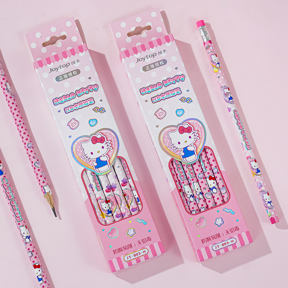 本物のサンリオ クロミ ハローキティ HB 木製鉛筆 12本 - Office Supply Office Stationery Items のレビューと価格