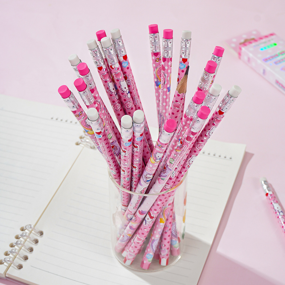 本物のサンリオ クロミ ハローキティ HB 木製鉛筆 12本 - Office Supply Office Stationery Items のレビューと価格