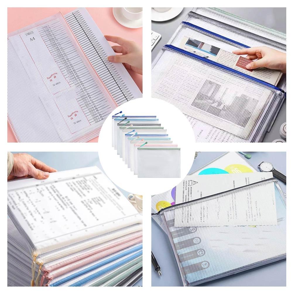10 個モランディライトカラーシリーズメッシュ文具収納袋ジッ - Supply Of Office Stationery のレビューと価格