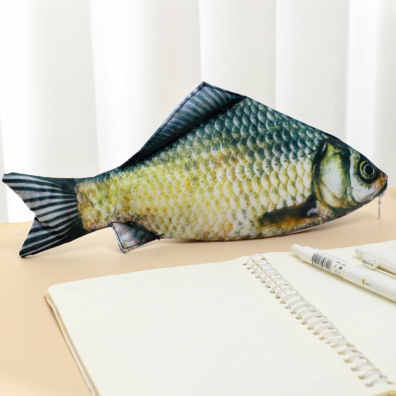リアルな塩漬け魚鯉のペンケース、キュートでクリエイティブな文 - Ideal Stationery & Office Supply のレビューと価格
