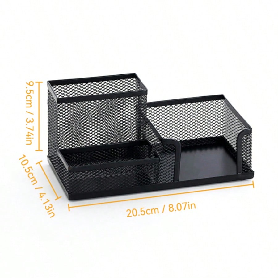 ブラックのメッシュ製デスクトップオーガナイザーラック。多層式 - Office Supply Office Stationery Items のレビューと価格